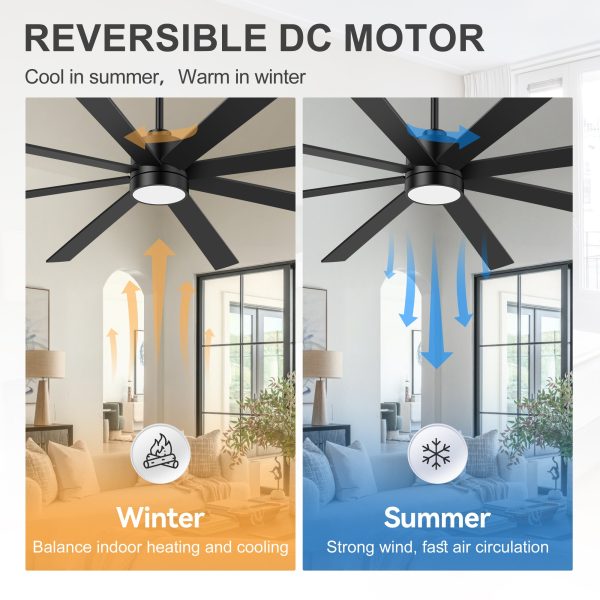 Gladys 72 in. Black Windmill Covered Outdoor Ceiling Fan with LED Light, Downrod, Black/Brown Blade and Remote Included