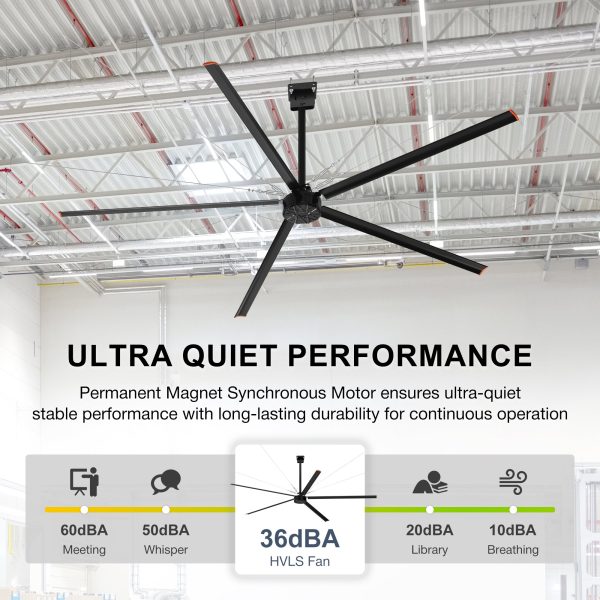 12 ft. Aluminum Indoor/Covered Outdoor Industrial 120V-1Phase HVLS Black Ceiling Fan with Downrod, Wall Control No Light